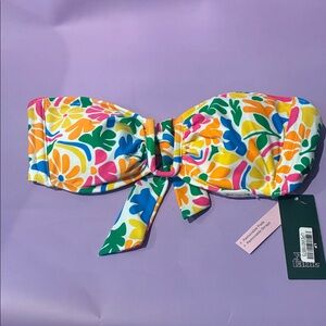 Wild Fable Colorful Floral Bikini Top